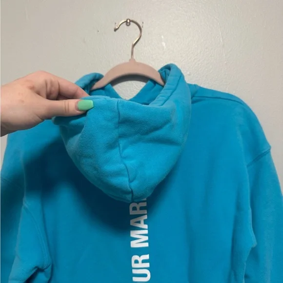 Peloton Downtown Oversized sweatshirt hoodie turquoise - Picture 6 of 11